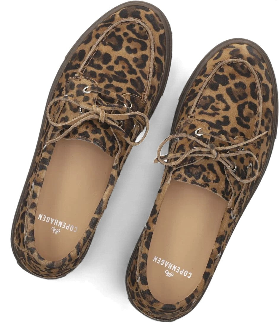 Copenhagen Studios Bootschoen - Copenhagen Studios Damesschoenen - Luipaard | CPH160 Suede Leo