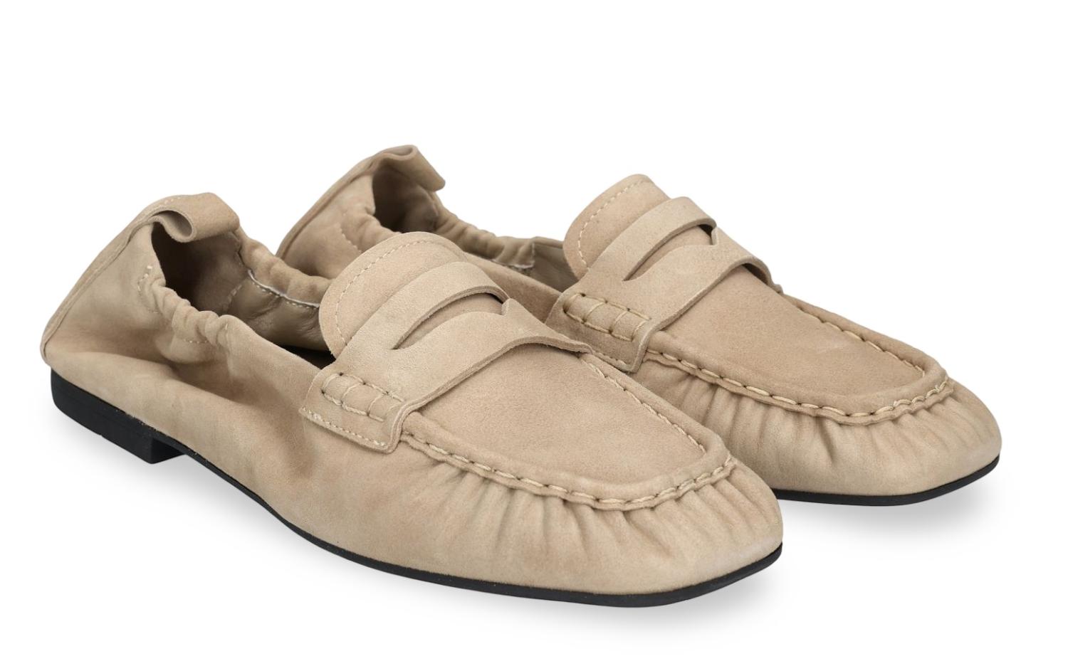 Copenhagen Studios - Copenhagen Studios Damesschoenen - Sand | Ballerina CPH885 Suede Sand