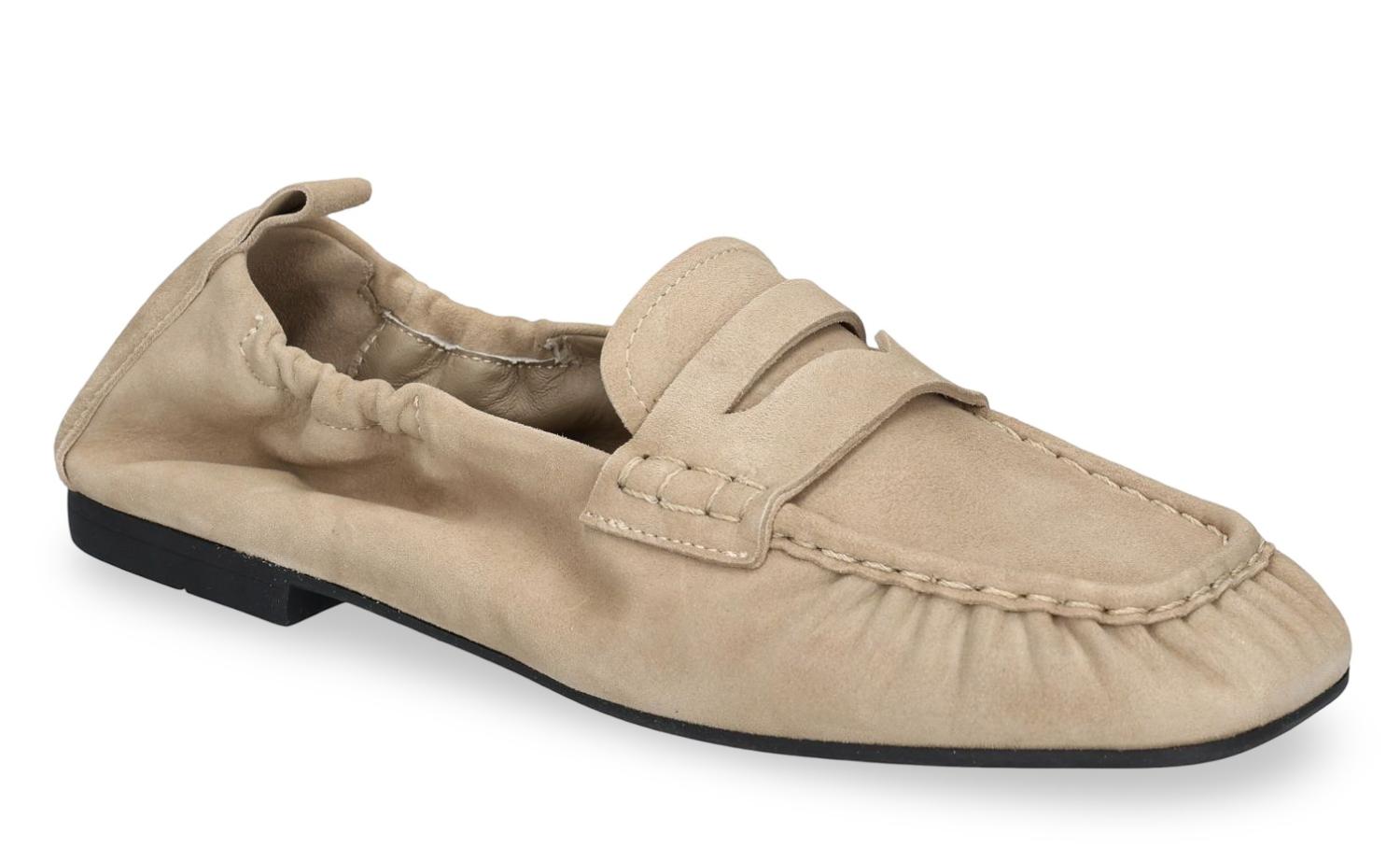 Copenhagen Studios - Copenhagen Studios Damesschoenen - Sand | Ballerina CPH885 Suede Sand