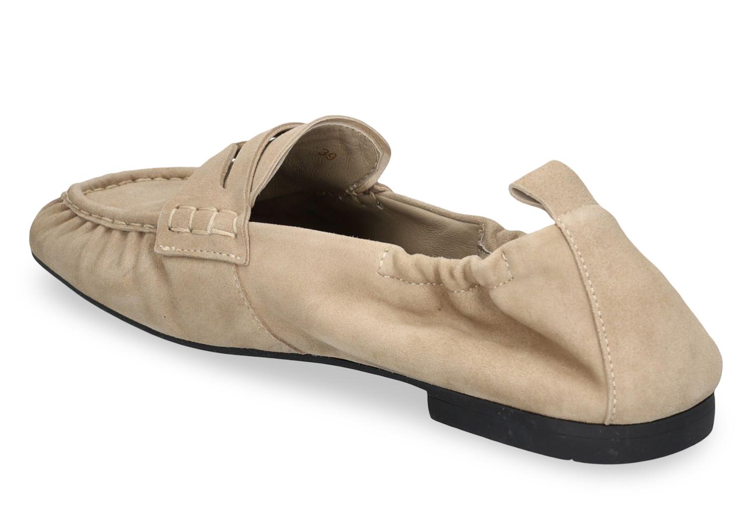 Copenhagen Studios - Copenhagen Studios Damesschoenen - Sand | Ballerina CPH885 Suede Sand