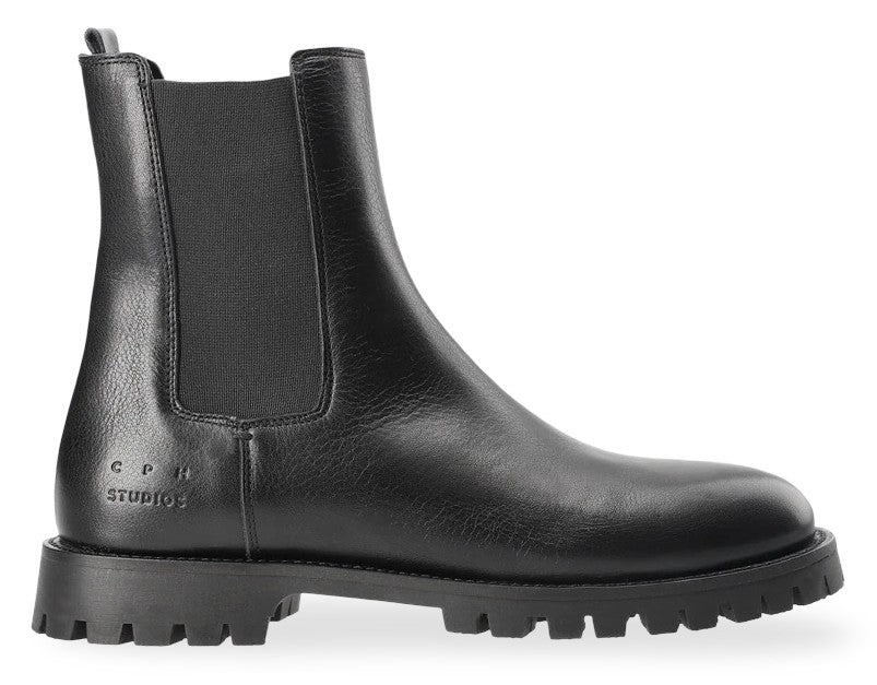 Copenhagen Studios Laars - Copenhagen Studios Damesschoenen - Zwart | CPH850 Grainy leather
