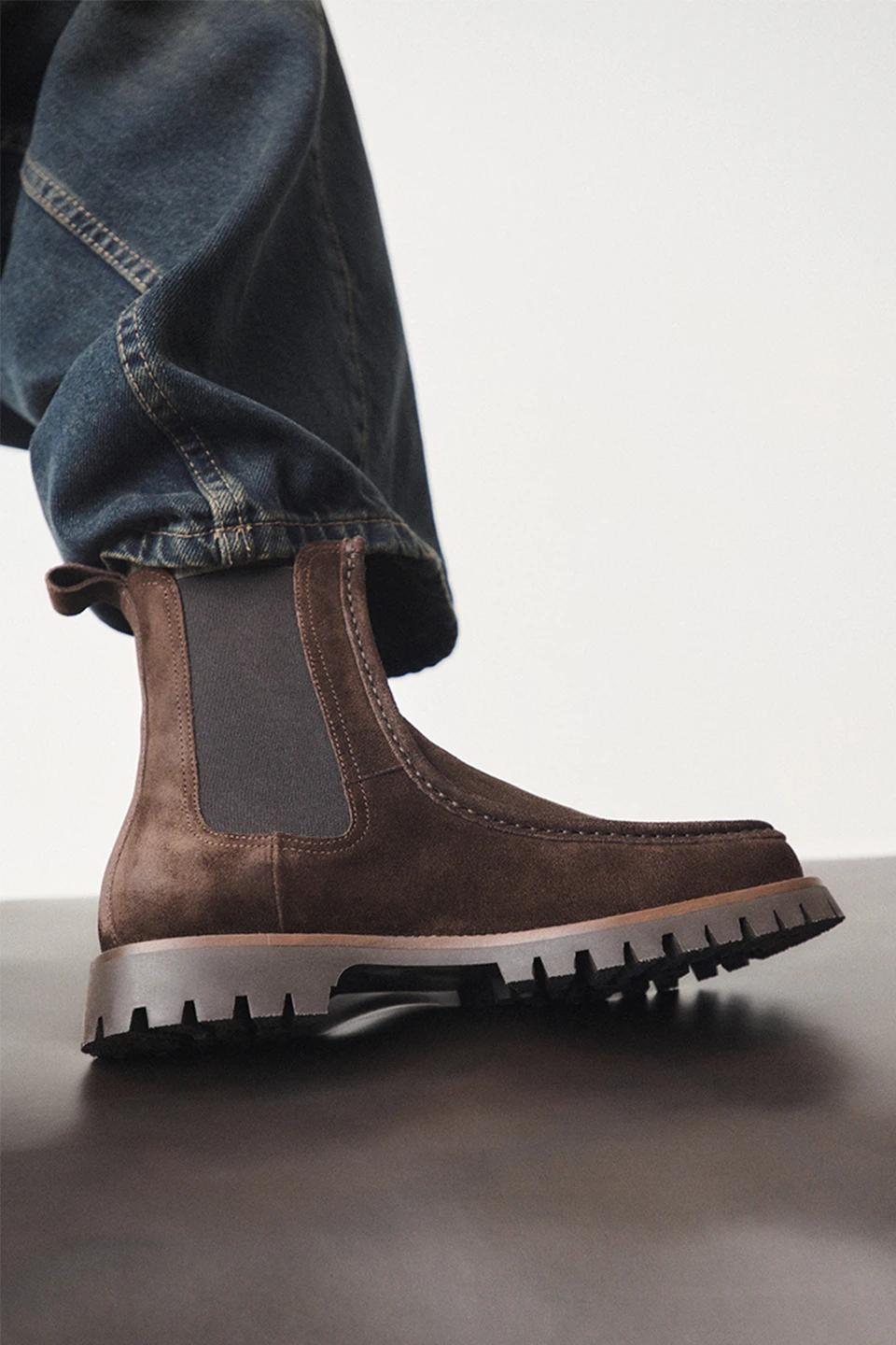 Copenhagen Studios Loafer - Copenhagen Studios Damesschoenen - Bruin | CPH845 Suede Chocolate