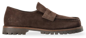 Copenhagen Studios Loafer - Copenhagen Studios Damesschoenen - Bruin | CPH848 Suede Chocolate