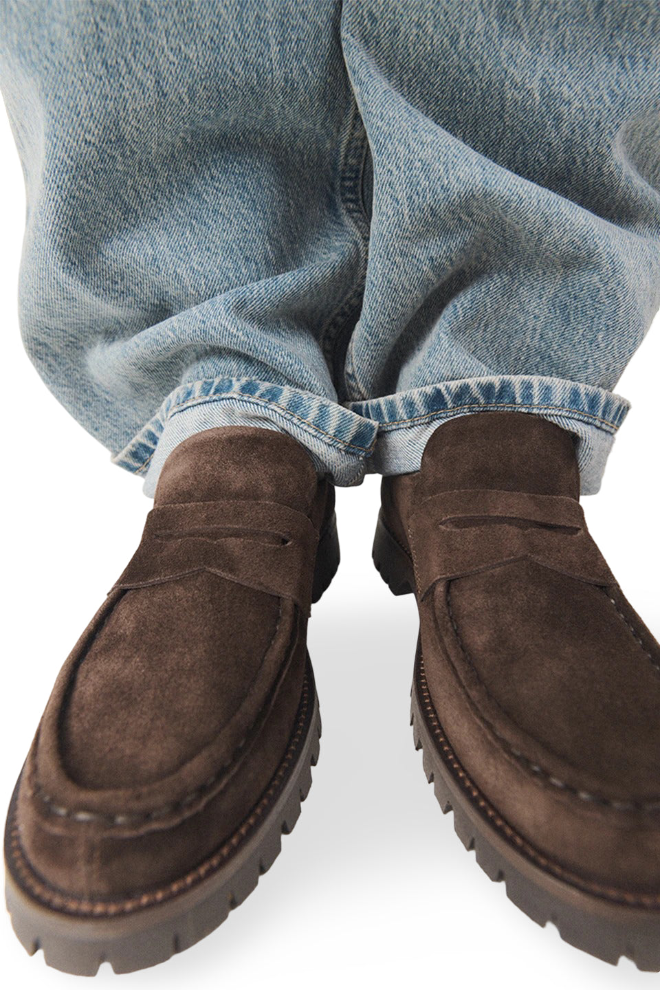 Copenhagen Studios Loafer - Copenhagen Studios Damesschoenen - Bruin | CPH848 Suede Chocolate