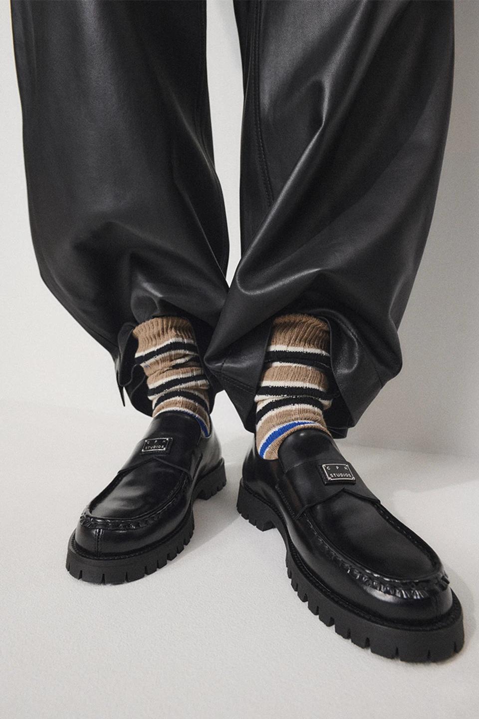 Copenhagen Studios Loafer - Copenhagen Studios Damesschoenen - Zwart | CPH848 Brushed Leather Black