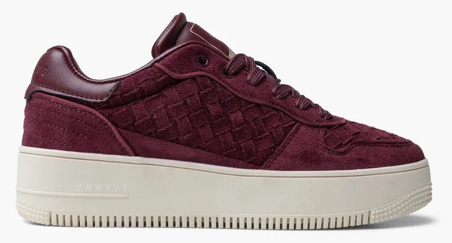 Cruyff Sneaker - Cruyff Damesschoenen - Bordaux | Campo Tall