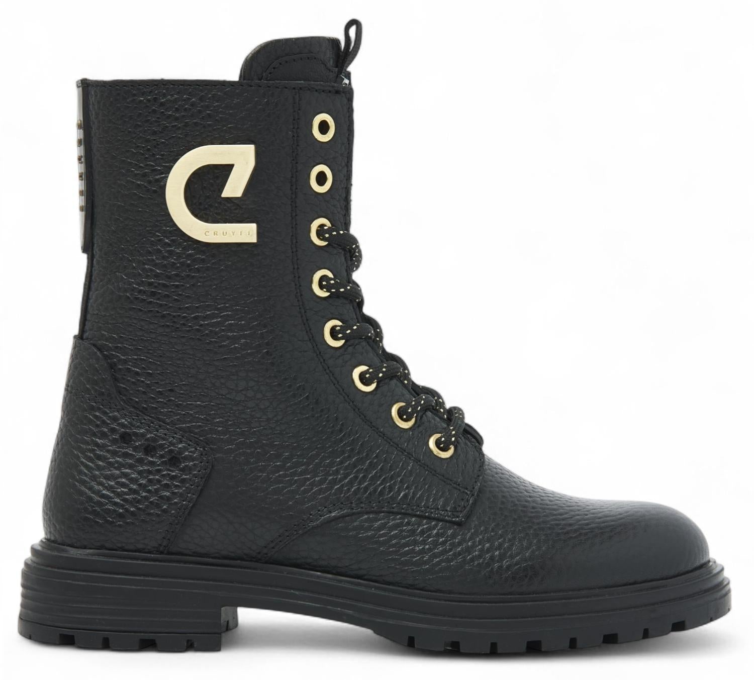 Cruyff Veterboot - Cruyff Kinderschoenen - Zwart | Violant