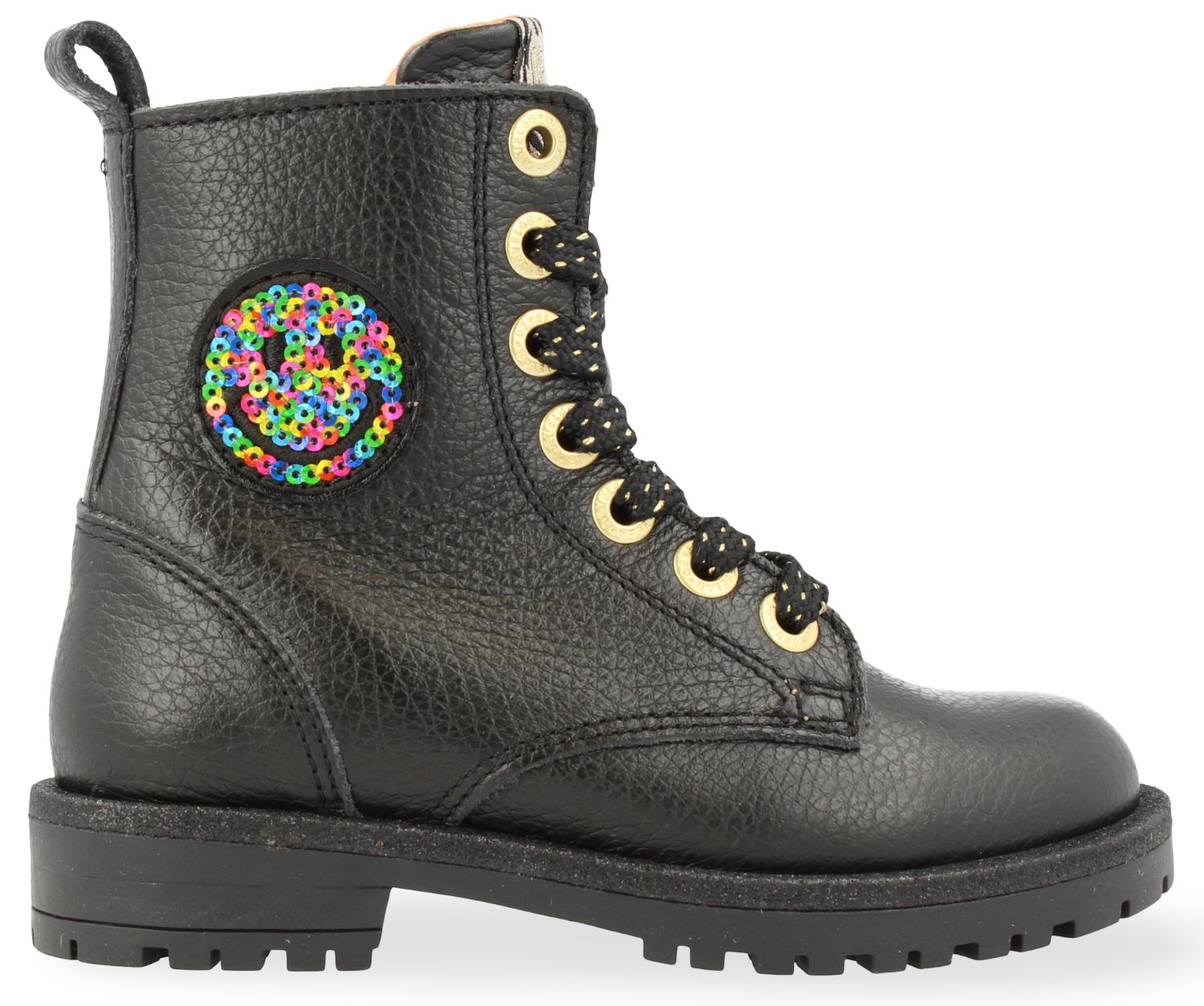 Devalab Veterboot - Develab Kinderschoenen - Zwart | 47188