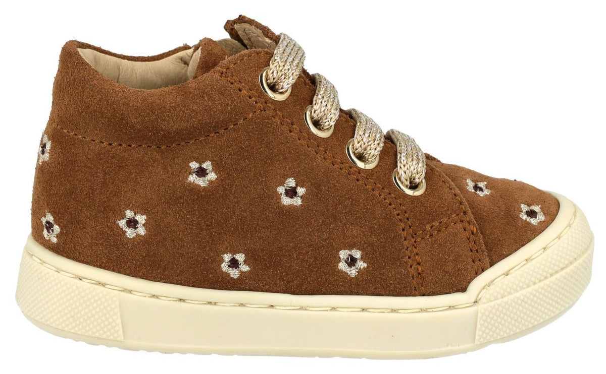 Falcotto Sneaker - Falcotto By Naturino Kinderschoenen - Bruin | Snopes Embr Suede