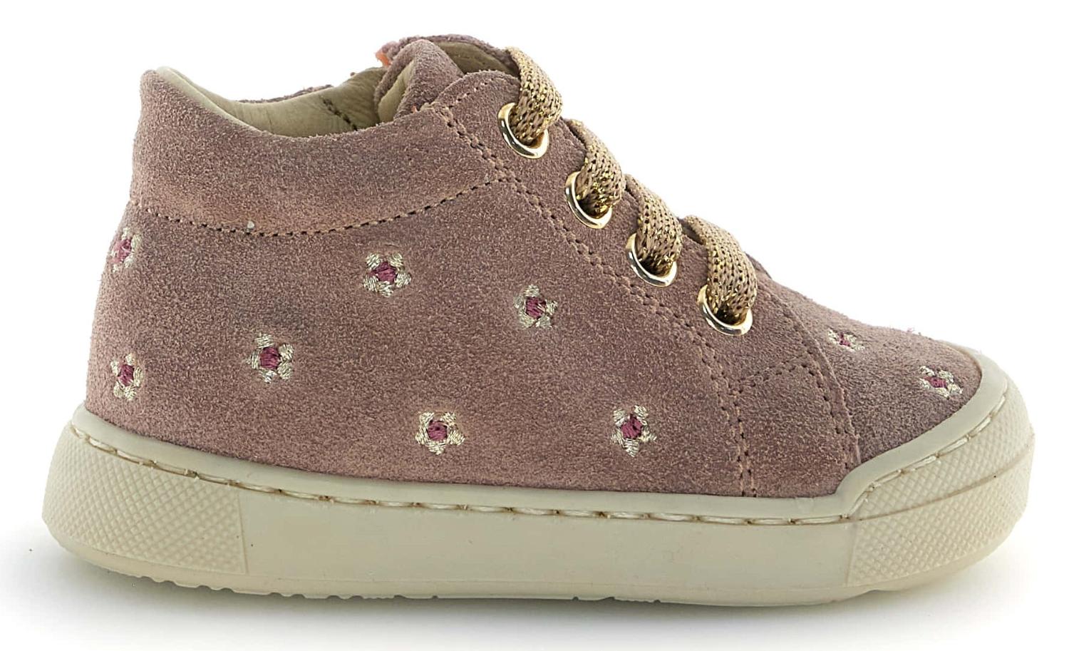 Falcotto Sneaker - Falcotto By Naturino Kinderschoenen - Roze | Snopes Embr Suede