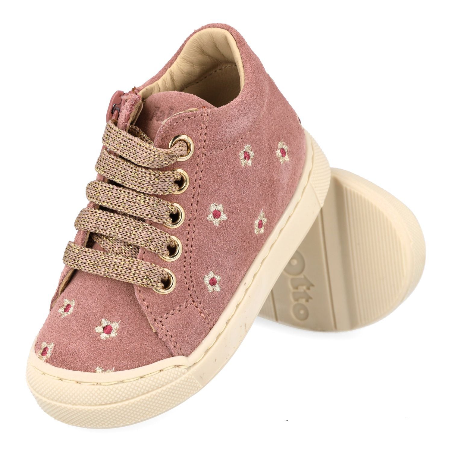 Falcotto Sneaker - Falcotto By Naturino Kinderschoenen - Roze | Snopes Embr Suede