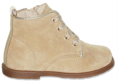 Botte à lacets Falcotto - Chaussures pour enfants Falcotto By Naturino - Sable | Rouge-gorge
