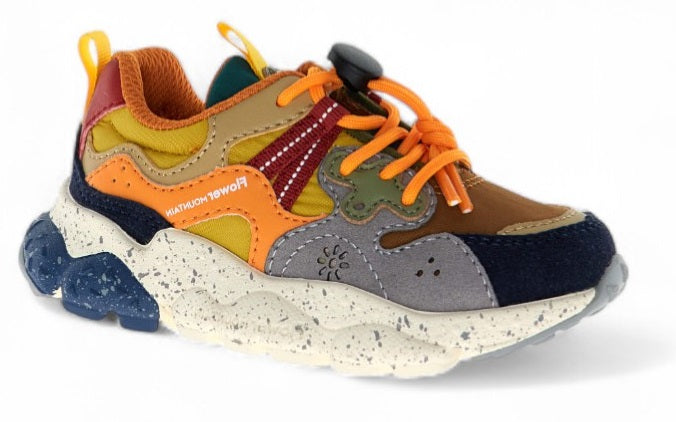 Flower Mountain Sneaker - Flower Mountain Kinderschoenen - Groen | Yamano 3 2C63