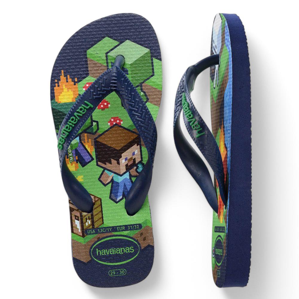 Havaianas Kids - Havaianas Kinderschoenen - Blauw | Minecraft