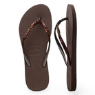 Havaianas Slipper - Havaianas Kinderschoenen - Bruin | Slim Glitter ll