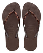 Havaianas Slipper - Havaianas Kinderschoenen - Bruin | Slim Glitter ll