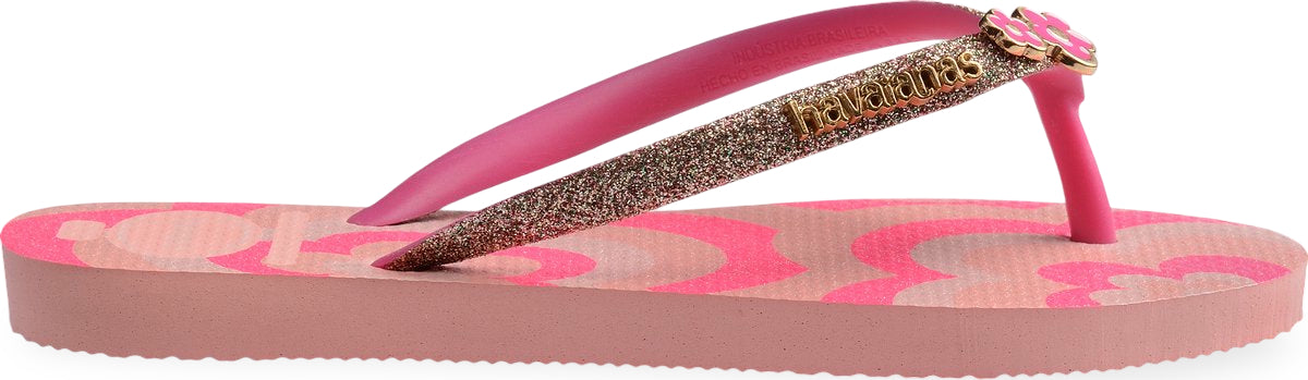 Havaianas Slipper - Havaianas Kinderschoenen - Roze | Slim Glitter 2 FC