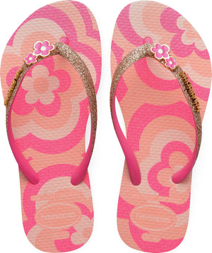 Havaianas Slipper - Havaianas Kinderschoenen - Roze | Slim Glitter 2 FC