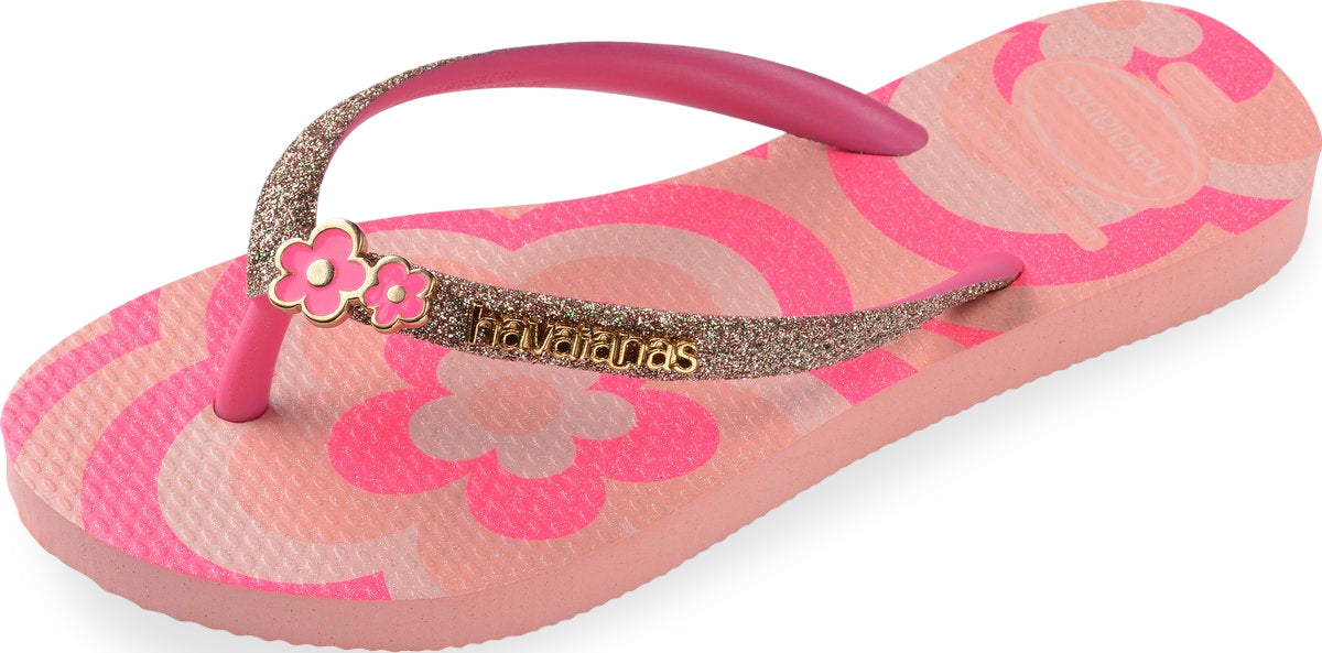 Havaianas Slipper - Havaianas Kinderschoenen - Roze | Slim Glitter 2 FC