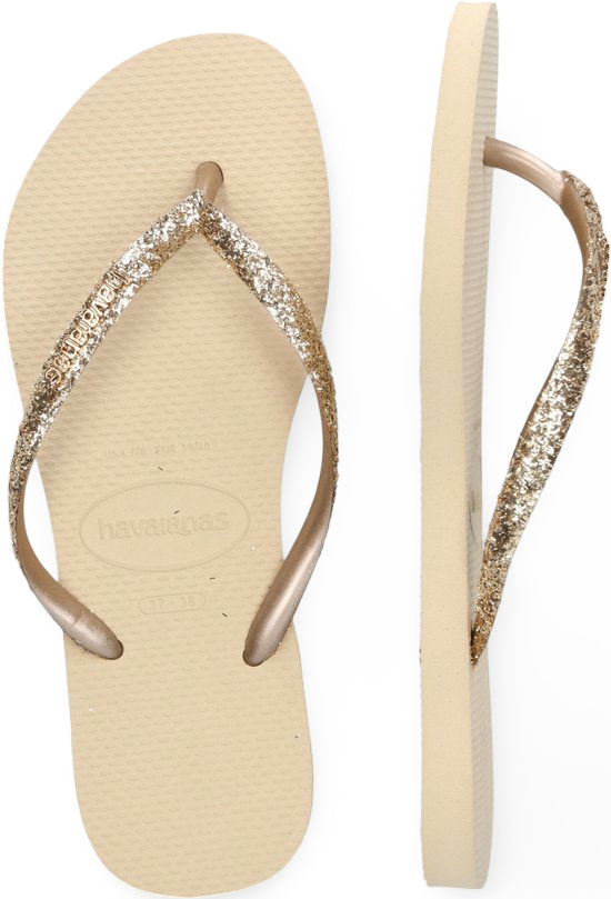 Havaianas Slipper - Havaianas Kinderschoenen - Sand | Slim Glitter ll