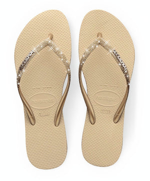 Havaianas Slipper - Havaianas Kinderschoenen - Sand | Slim Glitter ll
