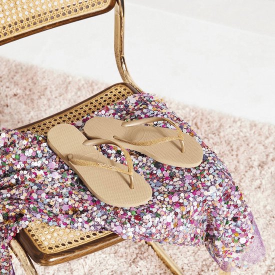 Havaianas Slipper - Havaianas Kinderschoenen - Sand | Slim Glitter ll