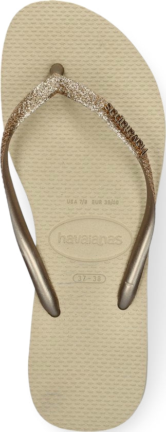 Havaianas Slipper - Havaianas Kinderschoenen - Sand | Slim Glitter ll
