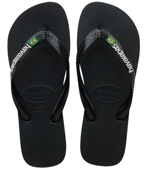 Havianas Slipper - Havaianas Kinderschoenen - Zwart | Brasil Logo