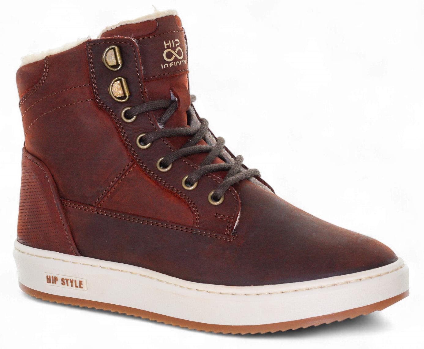 Hip Sneaker - Hip Kinderschoenen - Cognac | H2153 Warm Wol Gevoerd
