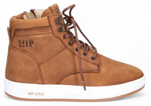 Hip Sneaker - Hip Kinderschoenen - Cognac | H2239 Warm Worl Gevoerd