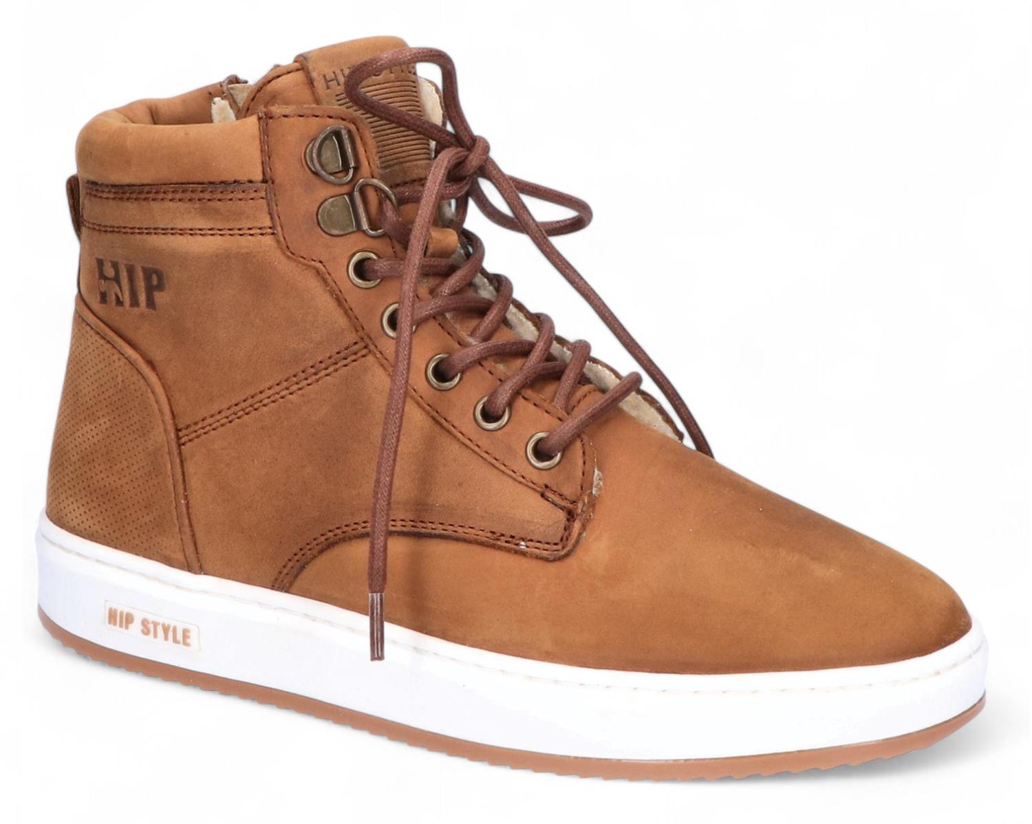Hip Sneaker - Hip Kinderschoenen - Cognac | H2239 Warm Worl Gevoerd