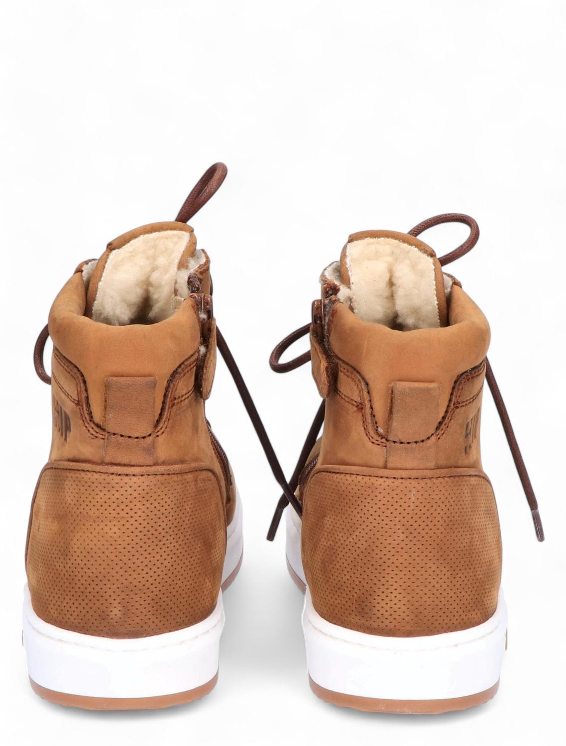 Hip Sneaker - Hip Kinderschoenen - Cognac | H2239 Warm Worl Gevoerd