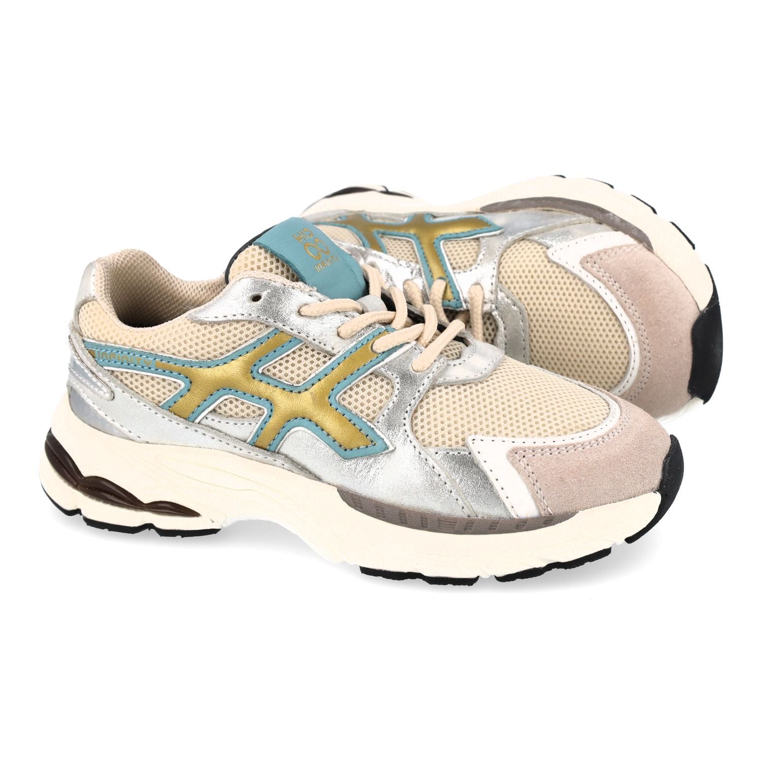 Hip Sneaker - Hip Kinderschoenen - Zilver | H1161