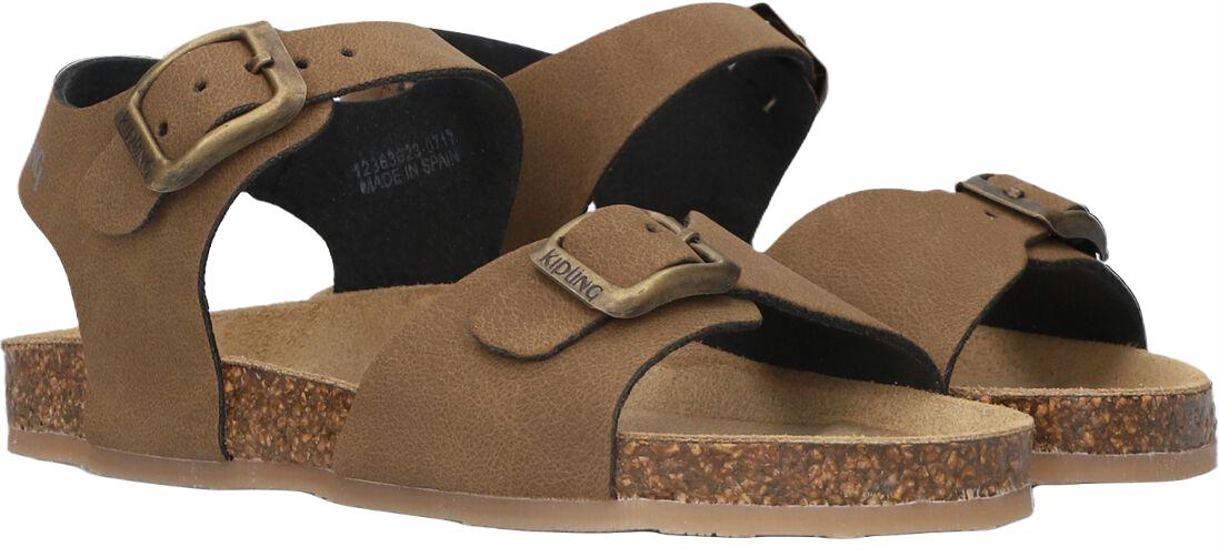 Kipling Slipper - Kipling Kinderschoenen - Cognac | Sunset 1