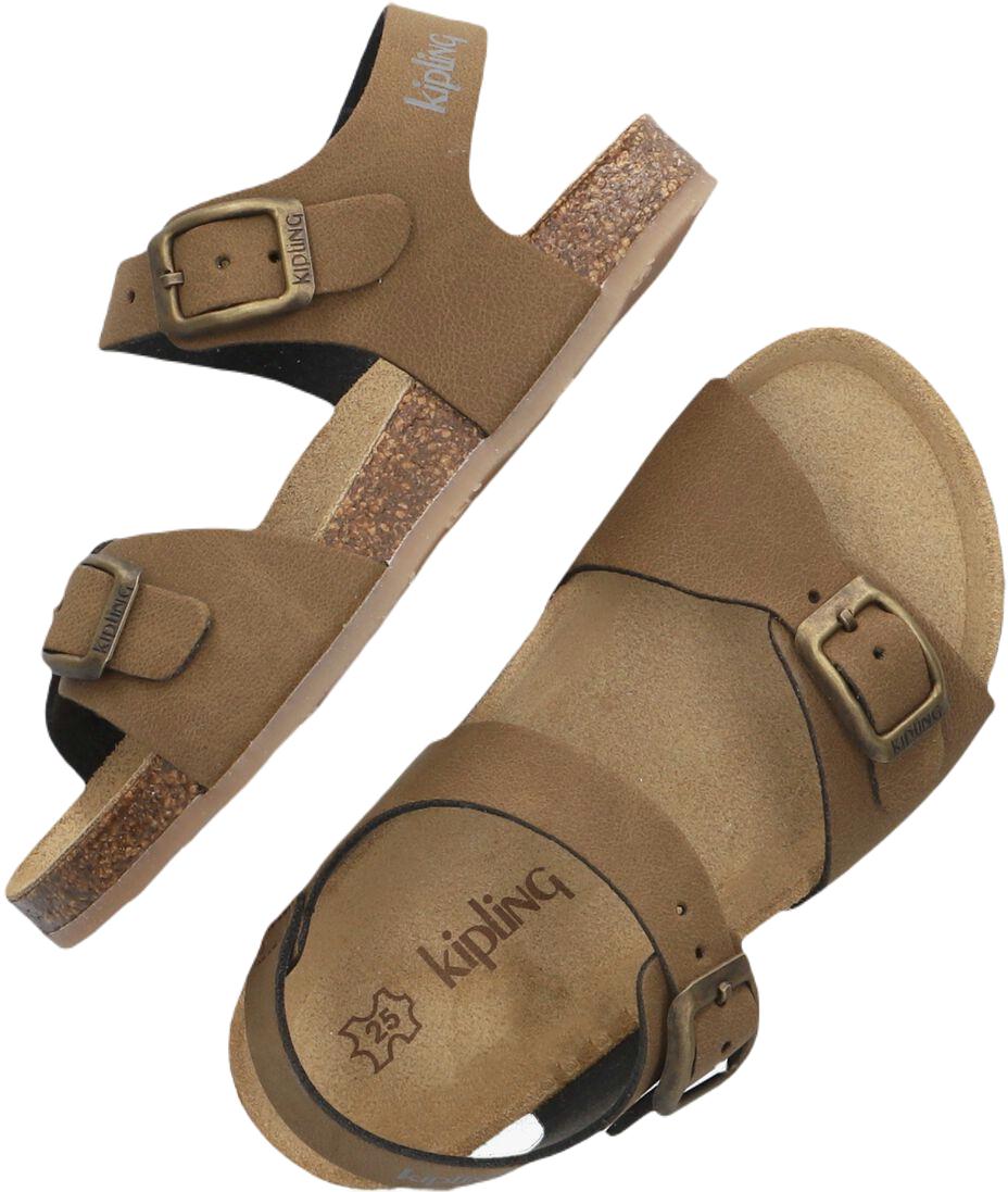 Kipling Slipper - Kipling Kinderschoenen - Cognac | Sunset 1