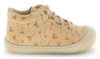 Naturino Babyschoen - Naturino Babyschoenen - Geel | Flower Heart Vanilla