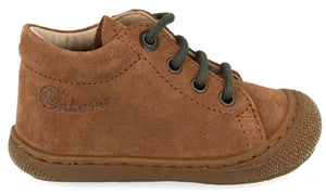 Naturino Babyschoen - Naturino Babyschoenen - Bruin | Cocoon Suede Honey Brown Olive