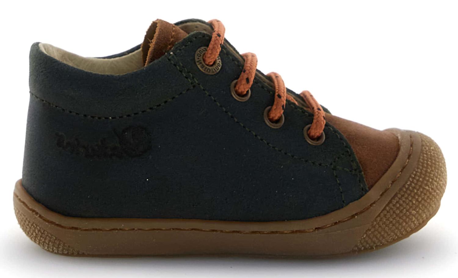Naturino Babyschoen - Naturino Babyschoenen - Bruin | Cocoon Suede wax forest