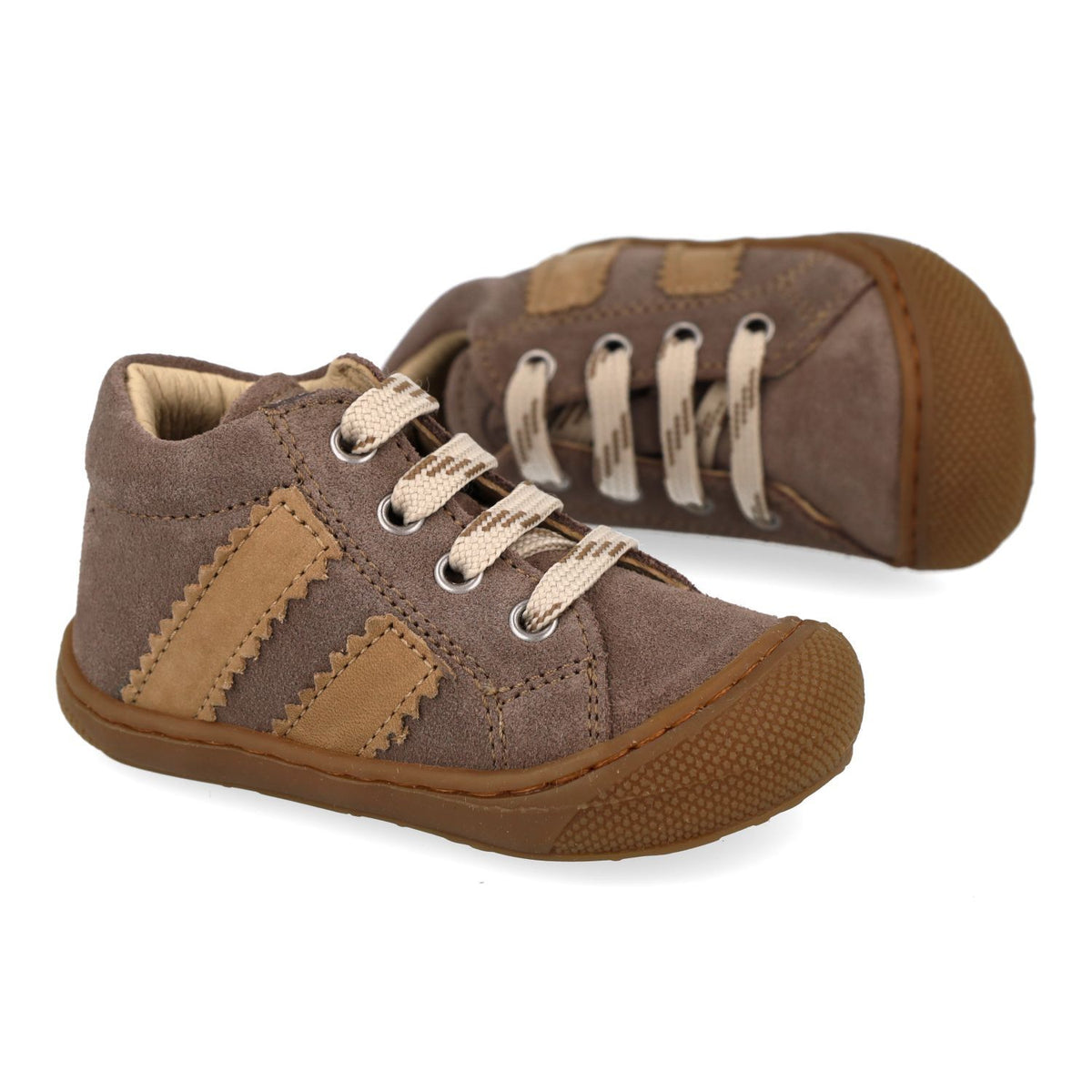 Naturino Babyschoen - Naturino Babyschoenen - Bruin | Macks 2 Suede mud sand