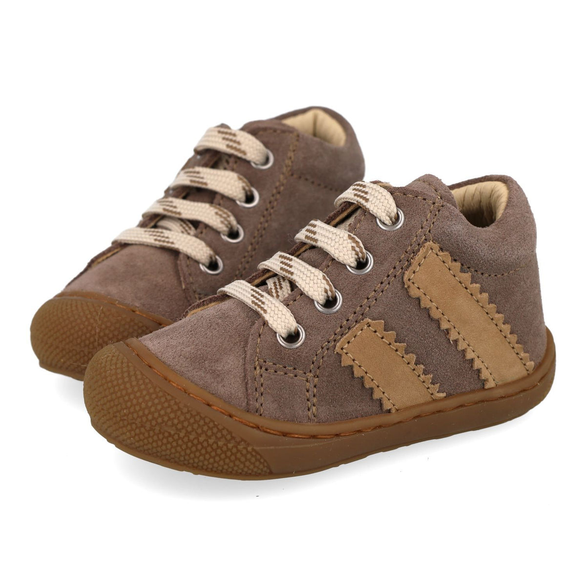 Naturino Babyschoen - Naturino Babyschoenen - Bruin | Macks 2 Suede mud sand