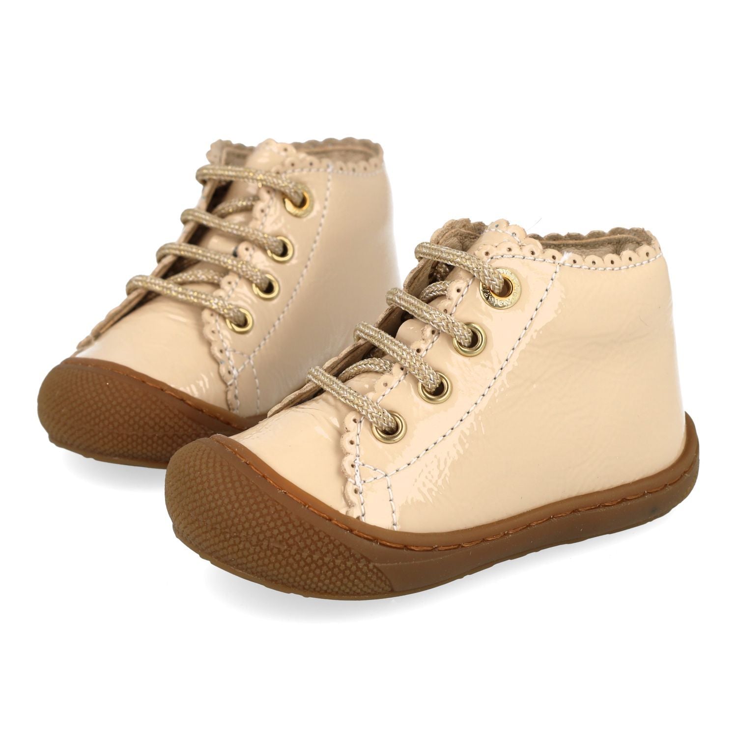 Naturino Babyschoen - Naturino Babyschoenen - Creme | Cottins Naplak