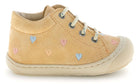 Naturino Babyschoen - Naturino Babyschoenen - Geel | Cocoon Embr Hearts Vanilla