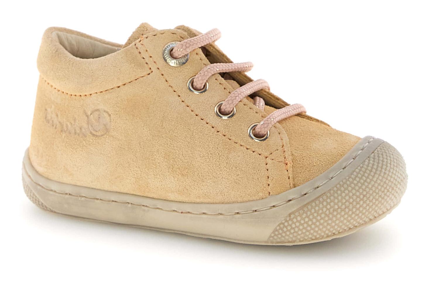 Naturino Babyschoen - Naturino Babyschoenen - Geel | Cocoon Vanilla Soft Peach