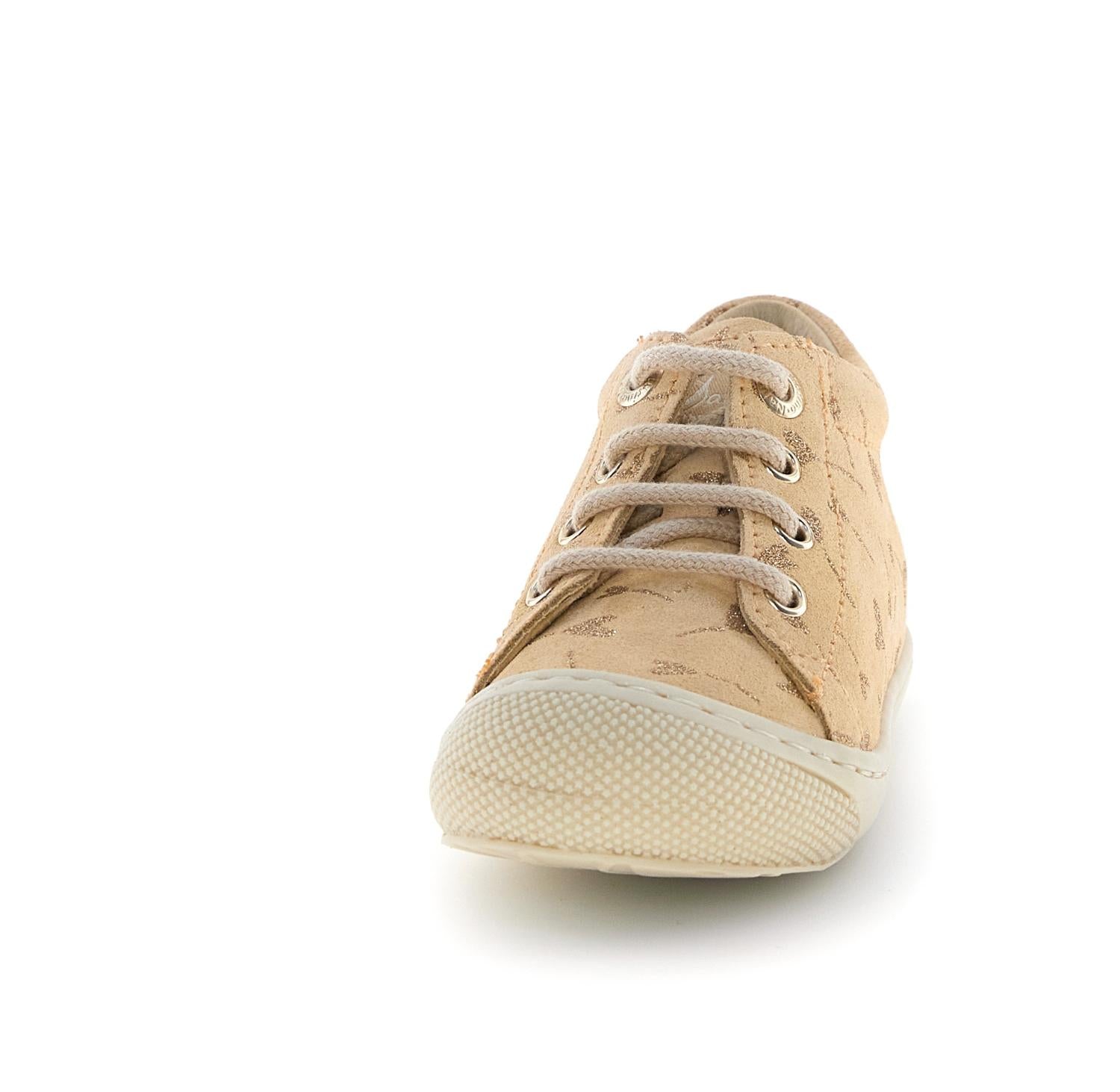 Naturino Babyschoen - Naturino Babyschoenen - Geel | Flower Heart Vanilla