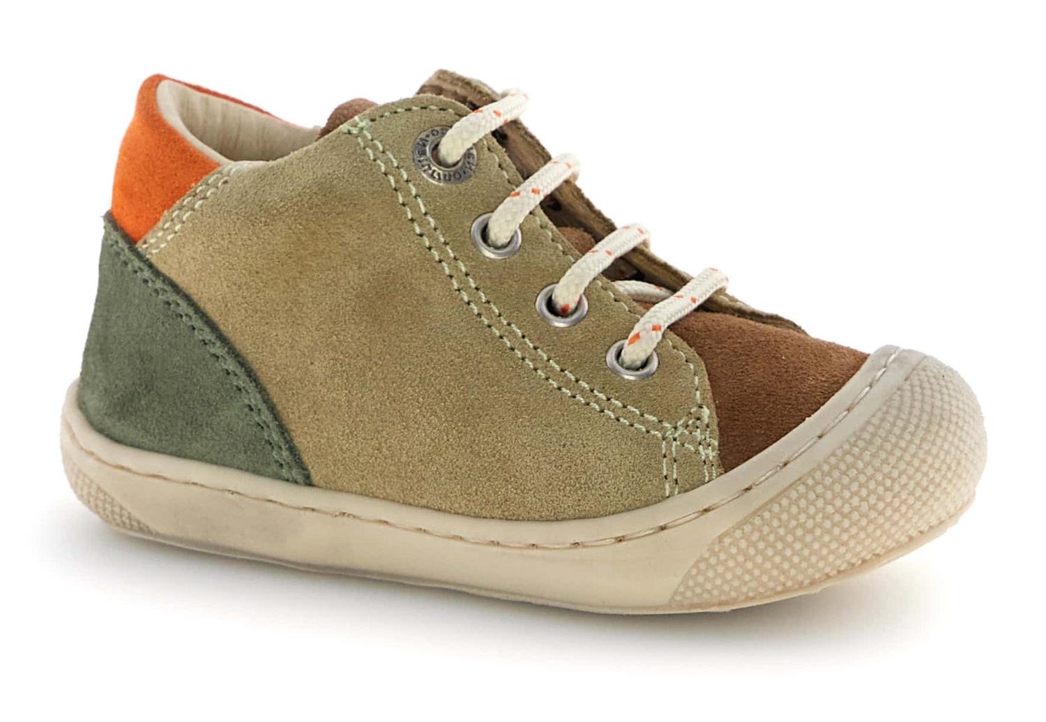 Naturino Babyschoen - Naturino Babyschoenen - Groen | Cocoon Romy Stone Olive