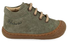 Naturino Babyschoen - Naturino Babyschoenen - Groen | Cocoon Suede Honey olive sand