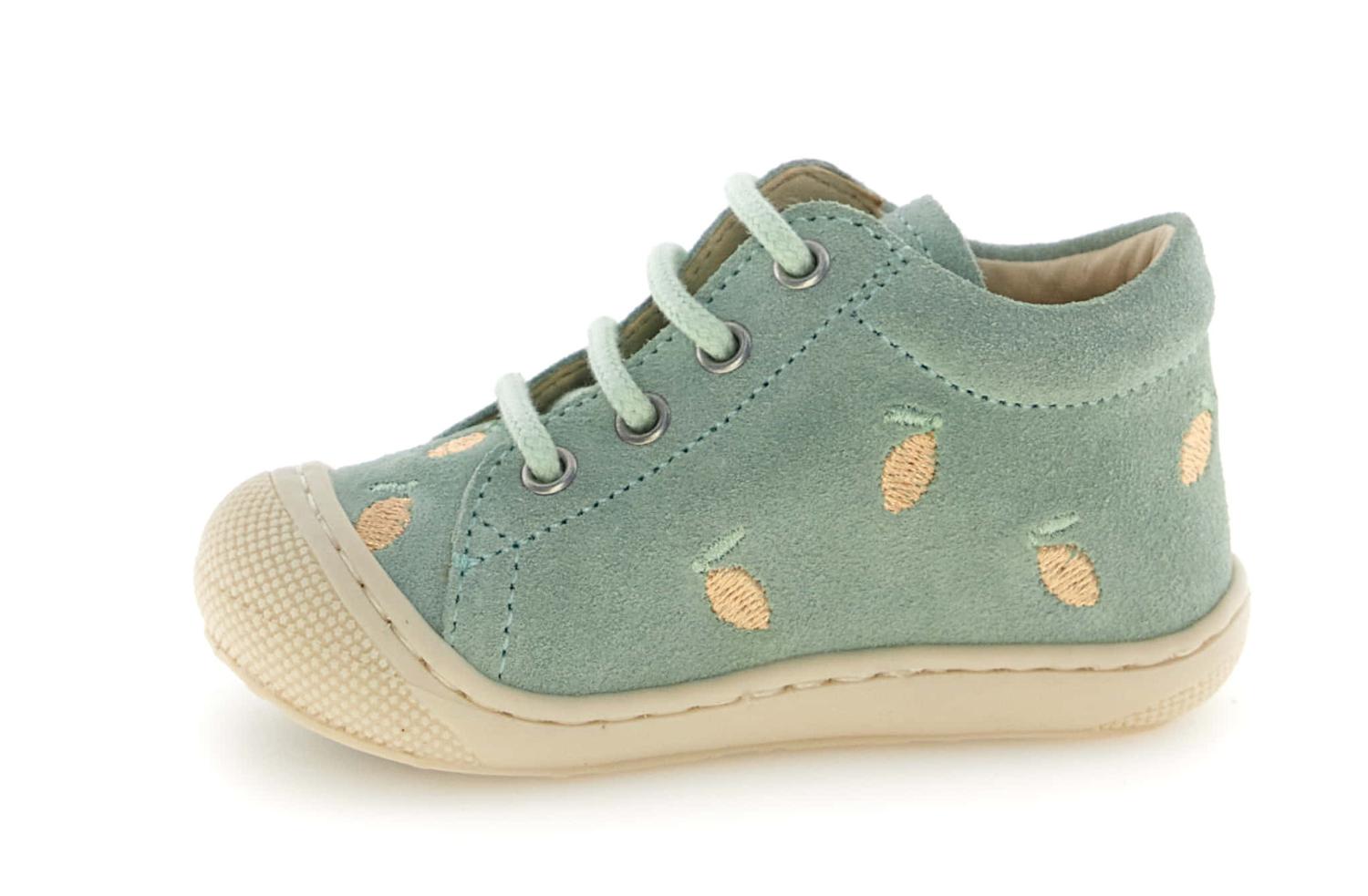 Naturino Babyschoen - Naturino Babyschoenen - Groen | Lemonsoda Suede Mint