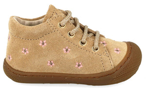 Naturino Babyschoen - Naturino Babyschoenen - Sand | Cocoo Embr. Daisies Brown