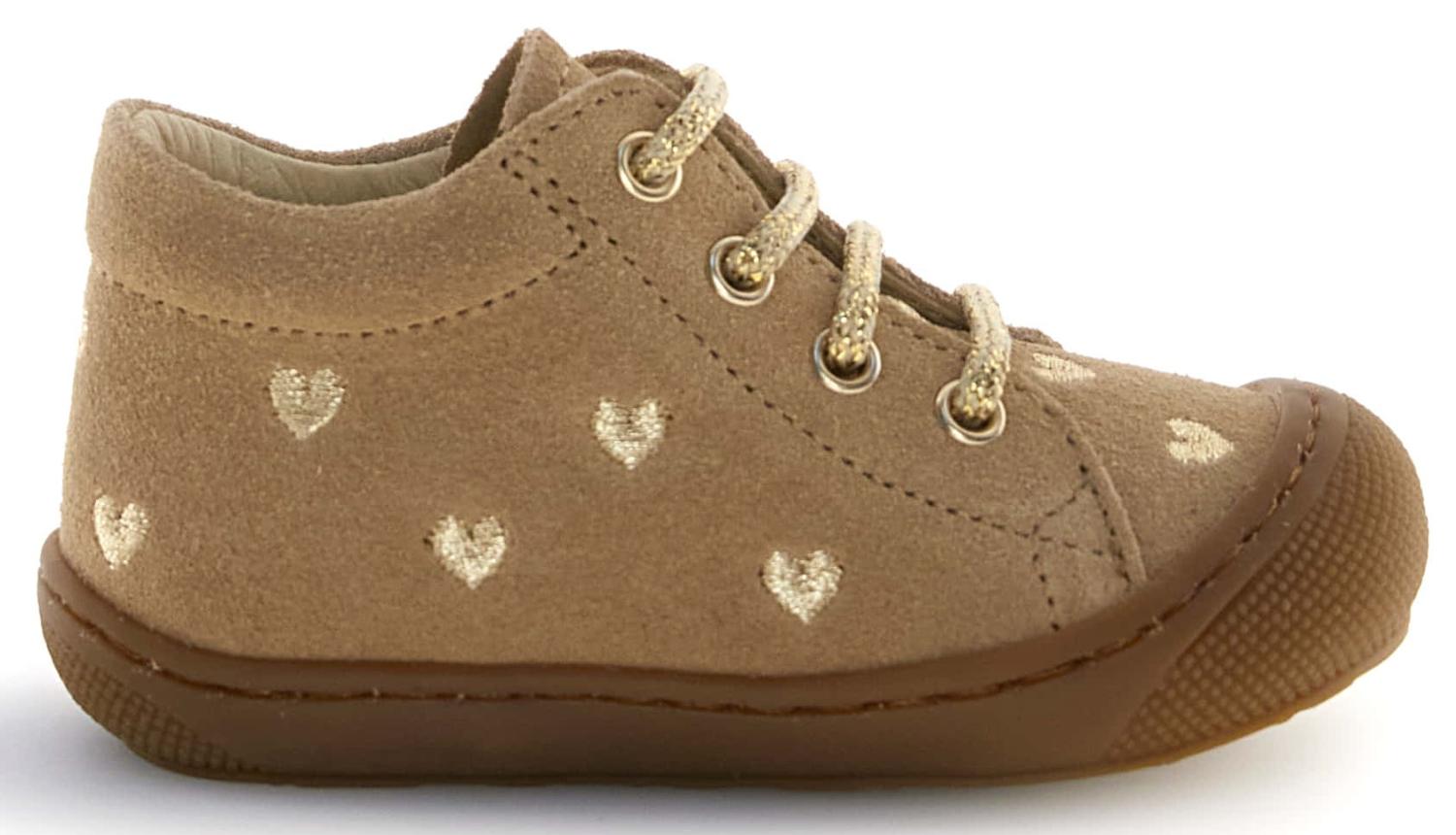 Naturino Babyschoen - Naturino Babyschoenen - Sand | Cocoo Embr.Hearts