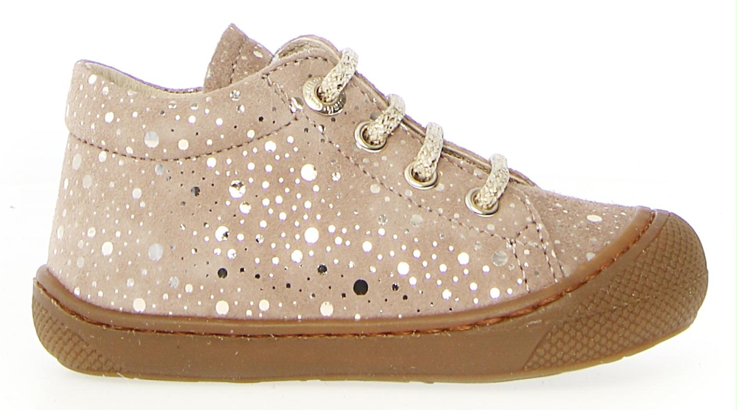 Naturino Babyschoen - Naturino Babyschoenen - Taupe | Cocoon Dotted Taupe